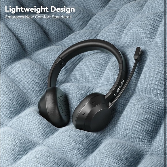 LEVN Black Wireless Headset with USB Adapter (005) - Picture 5 of 5
